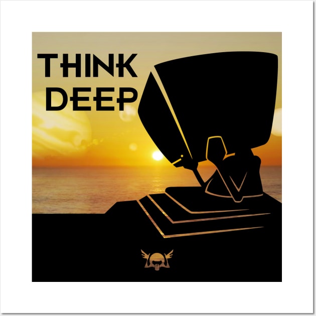 Think Deep Wall Art by Galactic Hitchhikers